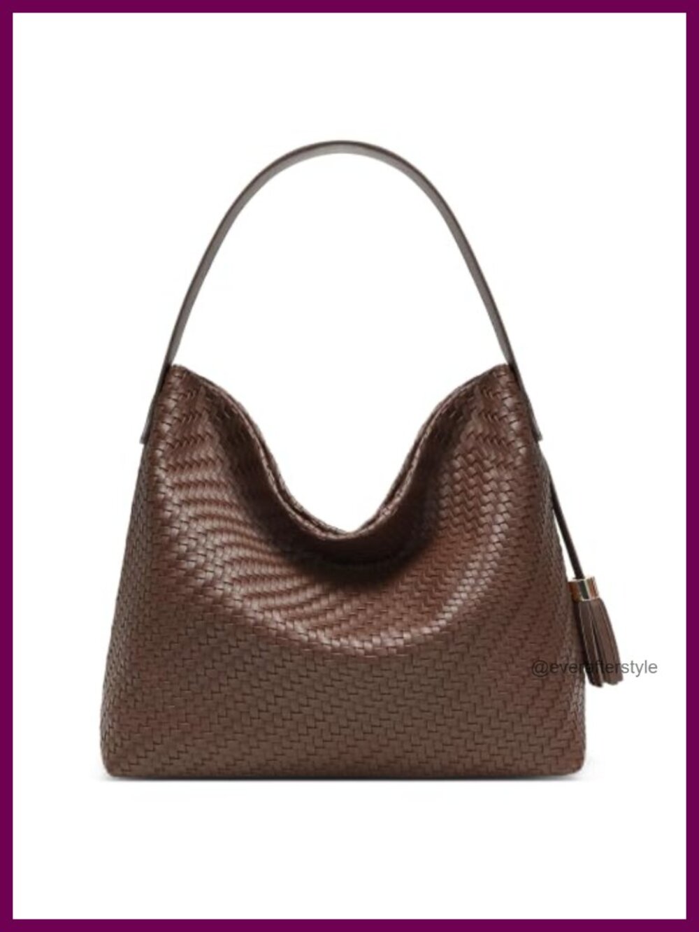 Woven Leather Tote Bag Large Hobo Shoulder Handbag for Women